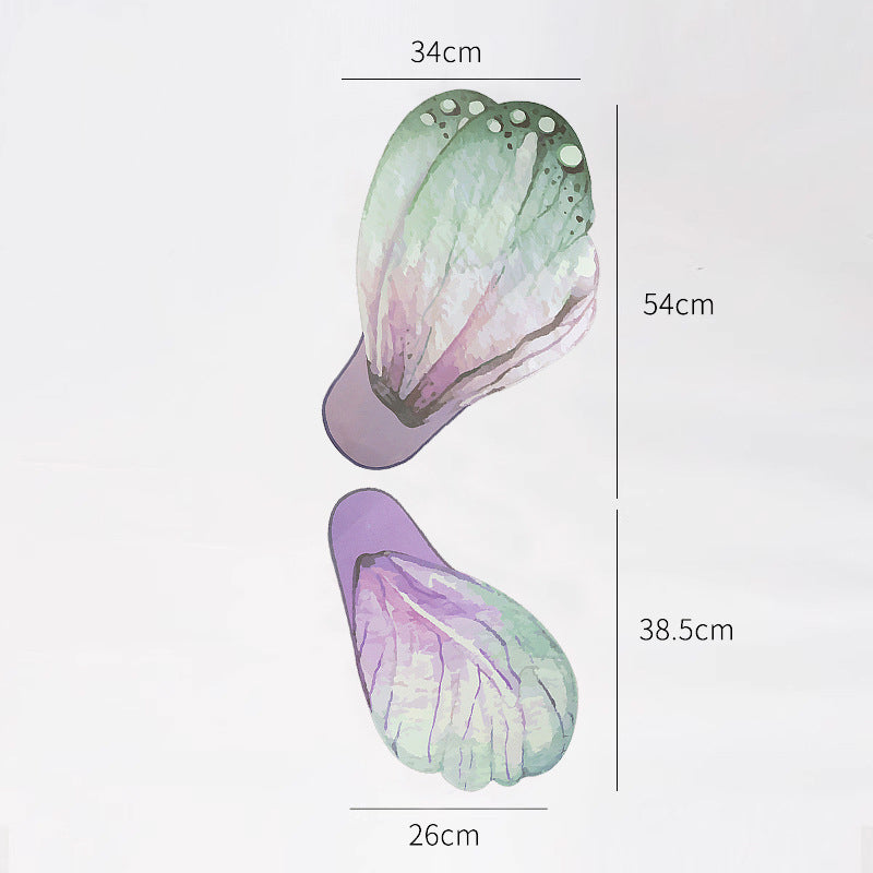 🌸Herbstschlussverkauf🌸Zeitlich begrenzt 45%RABATT💕Verzaubertes Blumenstrauß-Schmetterlings-Geschenkpapier