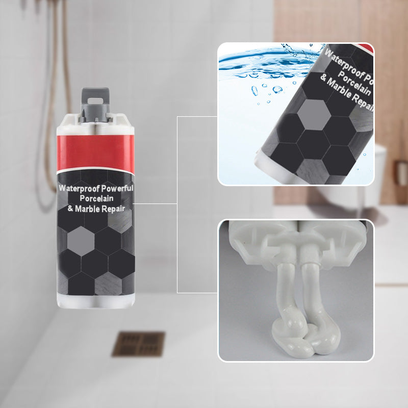 🖤 Black Friday Sale:50% OFF 🔥 Wasserdichte leistungsstarke Porzellan, Marmor Reparatur