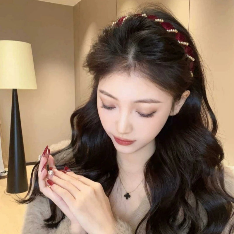 🔥Heißer Verkauf🔥Vintage High Cranium Artificial Pearl Hairband (50% Rabatt)