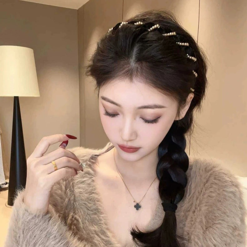 🔥Heißer Verkauf🔥Vintage High Cranium Artificial Pearl Hairband (50% Rabatt)