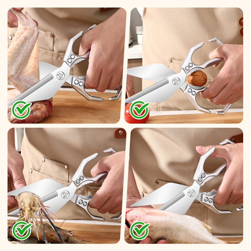 🔥Hot Sale 44% Rabatt🔥Multifunktionale Hochleistungs-Küchenschere💪✂️