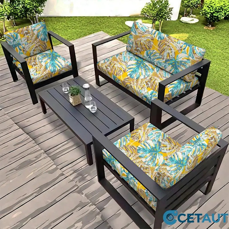 Sofortrabatt – kein Code nötig!🛋️Sofakissenbezug mit botanischem Druck-Schütze deine Möbel 🧼Wechsle deinen Stil in Sekunden