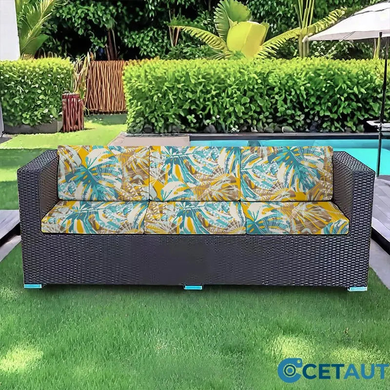 Sofortrabatt – kein Code nötig!🛋️Sofakissenbezug mit botanischem Druck-Schütze deine Möbel 🧼Wechsle deinen Stil in Sekunden