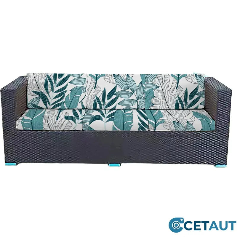 Sofortrabatt – kein Code nötig!🛋️Sofakissenbezug mit botanischem Druck-Schütze deine Möbel 🧼Wechsle deinen Stil in Sekunden