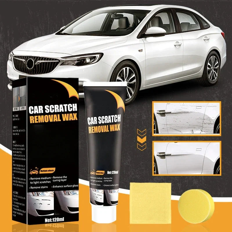 Reparaturpaste für Autokratzer, Polierwachs für Autolack