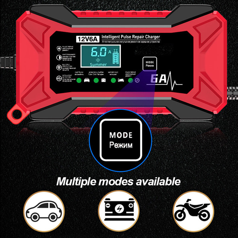 đ„Intelligentes BatterieladegerĂ€t fĂŒr Auto und Motorrad