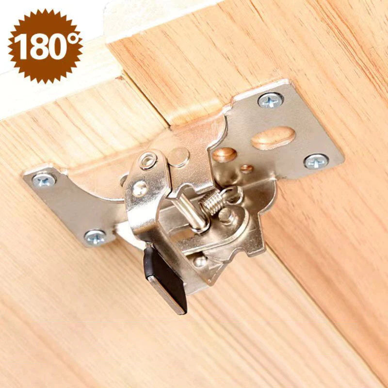 🪑 KAUFE 2, ERHALTE 1 GRATIS! 🔧 Selbstverriegelnde Scharniere – 90° Faltbar, Robustes Metall & Platzsparend Ideal Für Wohnmobile & Möbel 🏠