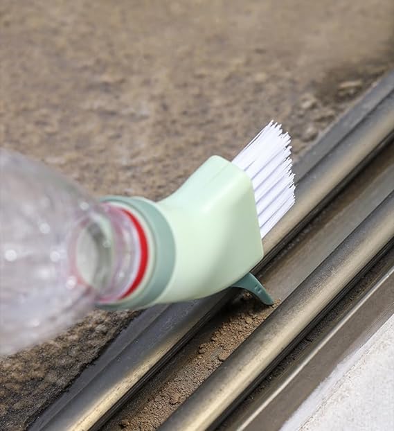 💥Mehrzweck-Reinigungsbürste kann an Mineralwasserflasche angeschlossen werden