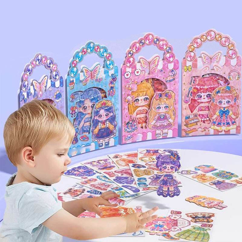 🧲 50% RABATT HEISSER VERKAUF! ✨ Magnetische Ankleidepuppen für Kinder - 25 Wechselbare Kleidungsstücke mit Pädagogischem Design für Kreatives Spielen 👗🎨