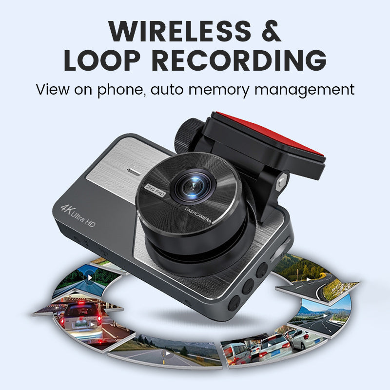 ⏳Begrenzte Zeit 50% Rabatt💥🎁 Sonderangebot für kurze Zeit 🔥 4K Ultra HD Auto-Dashcam mit Nachtsicht
