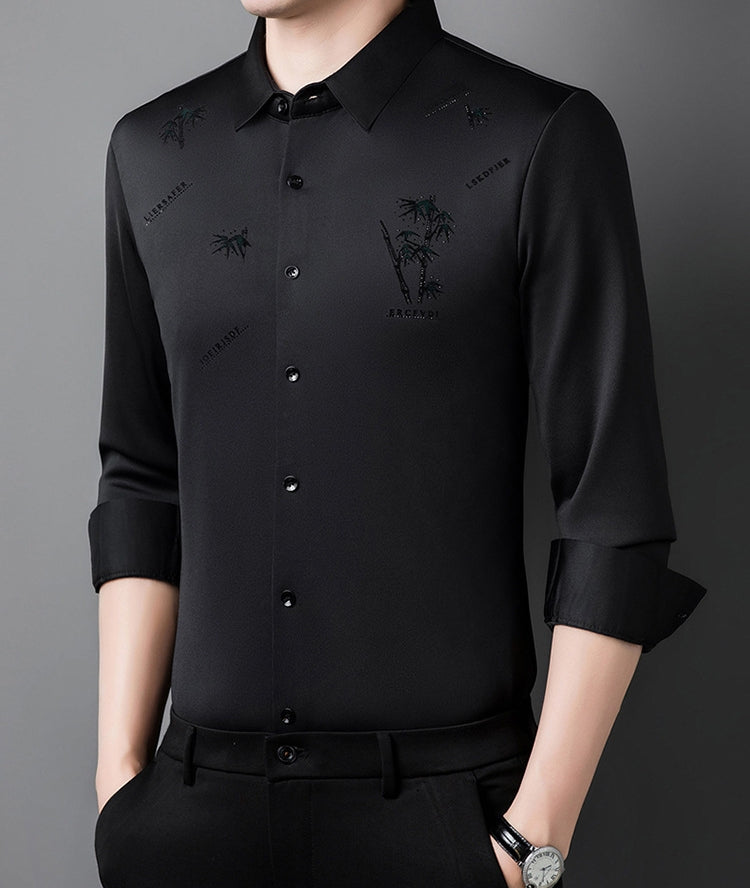 Men's Plush Lined Thickened Long Sleeve Shirt(50% OFF)