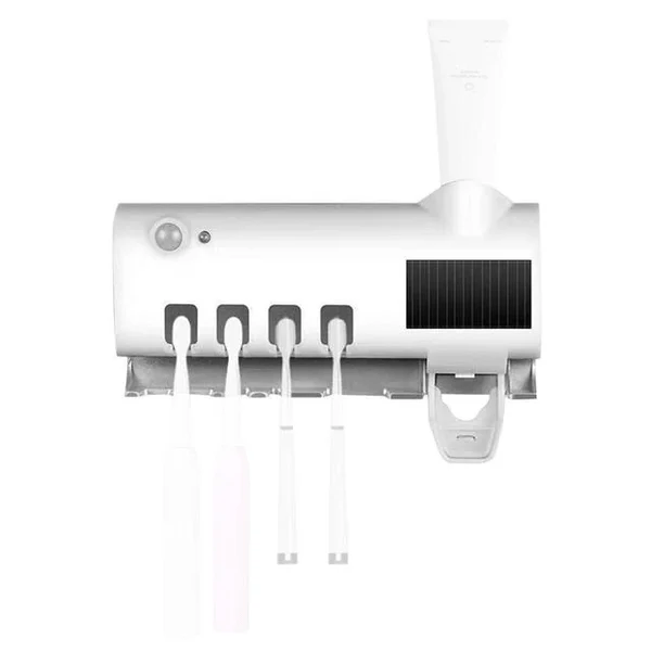 ⏰🦷 UV-Zahnbürsten-Sterilisator & Halter zur Wandmontage