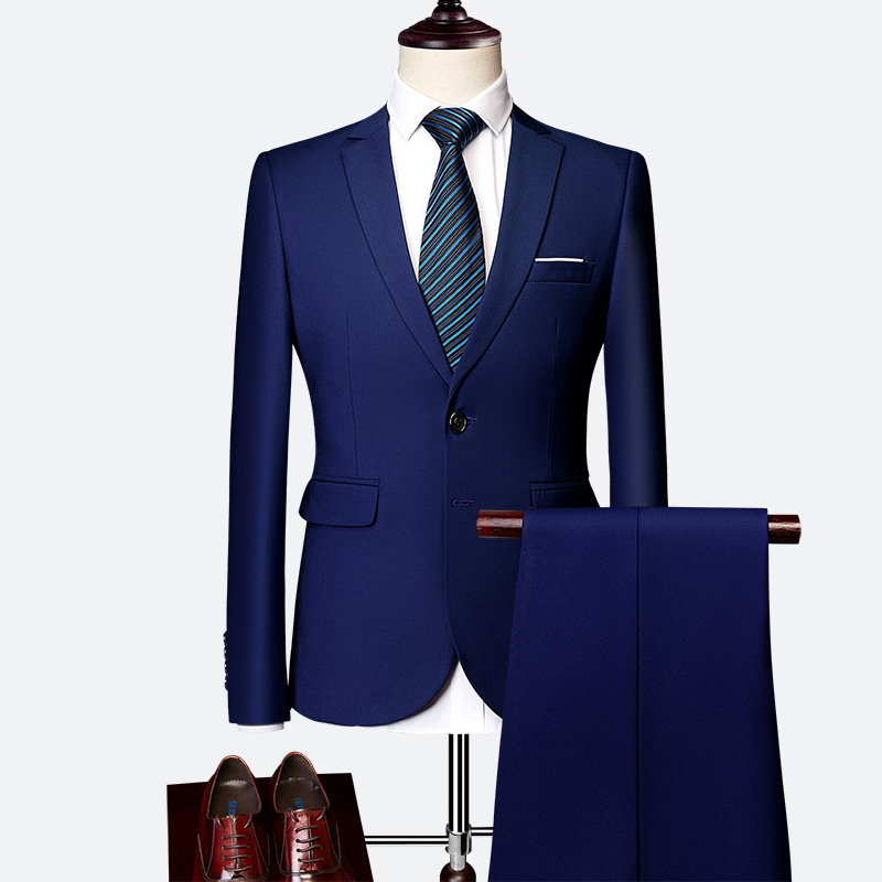 🔥-55% Aktion – Nur solange der Vorrat reicht⏳Zweiteiliges Business-Anzugset für Herren in Modern Fit