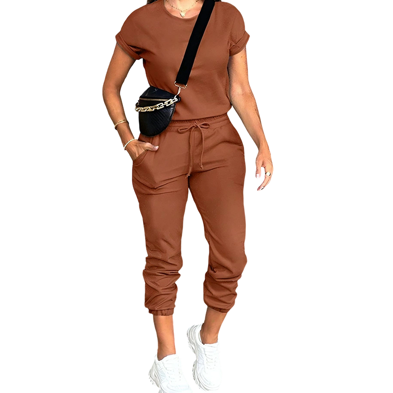 đ LIMITED-TIME 50% RABATT! ⨠Damen Trainingsanzug â Bequem, Taschen, Kordelzug, Lässig â¨