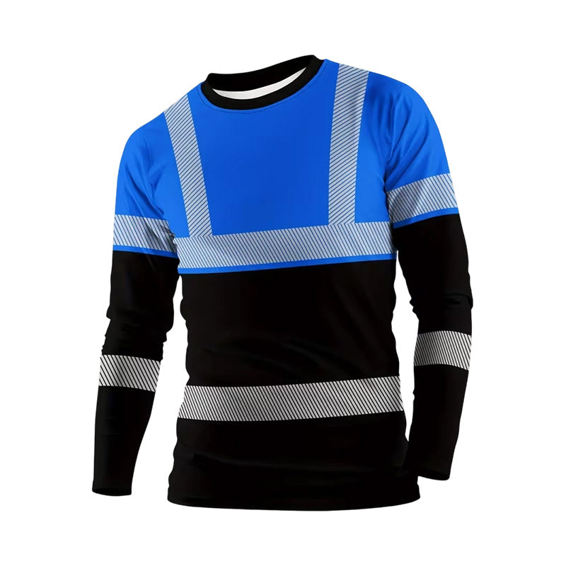 đââď¸ Sportliches Herren-Longsleeve â feuchtigkeitsableitend, mit dezentem Print, fĂźr aktive Tage