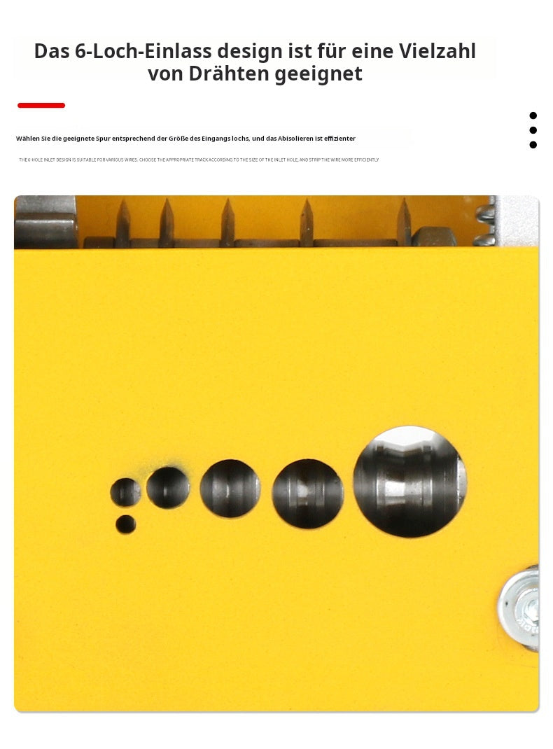 đ§âĄ 50% RABATT! Elektrischer Mehrloch-Abisolierer â Handkurbel- & Elektrobohr-Modus, Doppelfunktion fĂźr präzises Abmanteln von Kabeln â¨