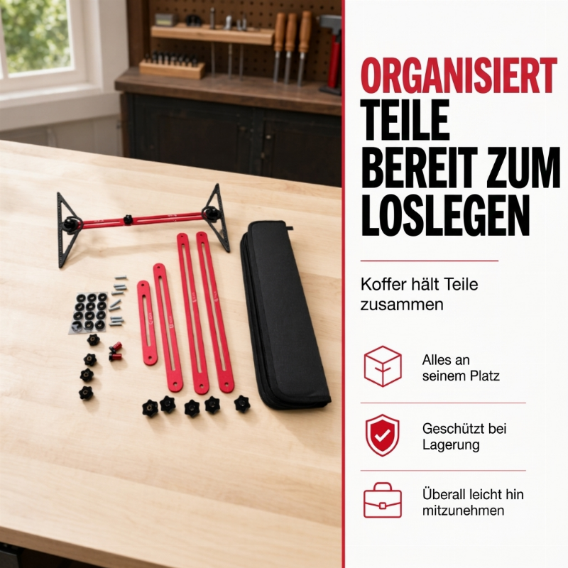 Multifunktionales Markierungswerkzeug-Set für die Holzbearbeitung