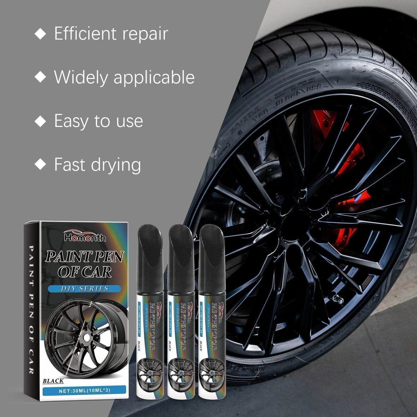 🔥🚗Reparaturstift für Kratzer an Autoreifen