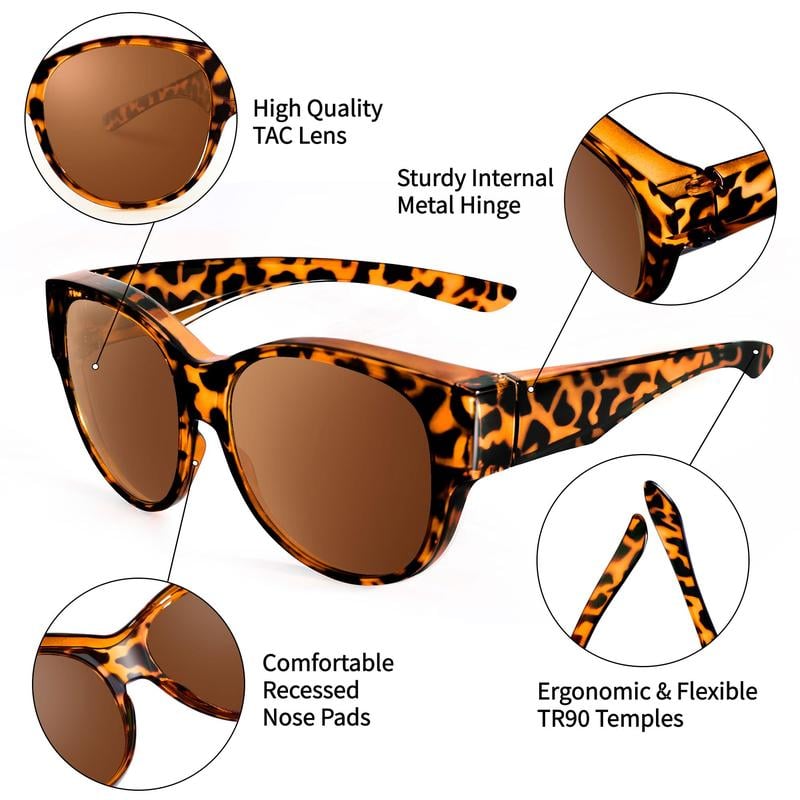 🎉Kaufen 1/2 bekommen 1/2 gratis😎UV400 Schutz Überzieh-Sonnenbrille (2/4 Stk. in den Warenkorb legen)