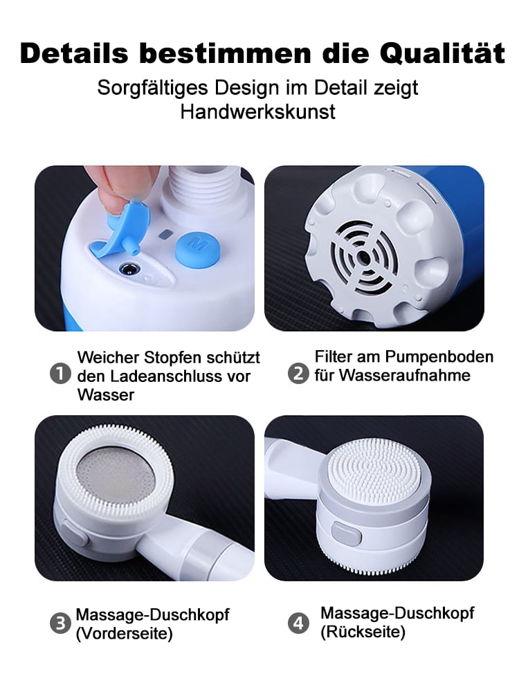 🚿 Frisch bleiben im Freien - 50% OFF - 🔥 Tragbare Campingdusche mit regulierbarem Durchfluss - für einfache und bequeme Reinigung im Freien!