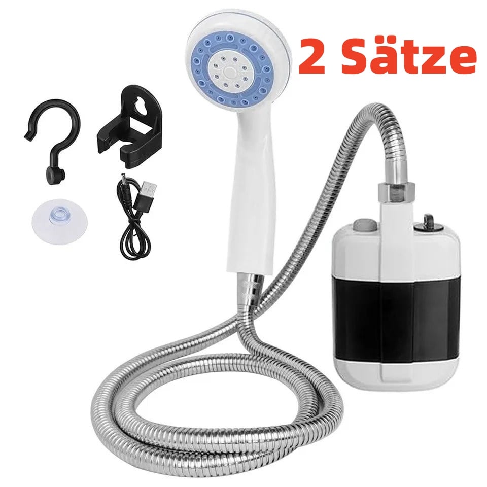 🚿 Frisch bleiben im Freien - 50% OFF - 🔥 Tragbare Campingdusche mit regulierbarem Durchfluss - für einfache und bequeme Reinigung im Freien!