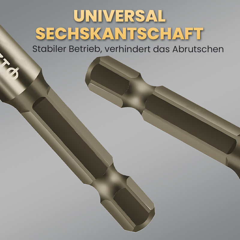 ⚙️🔥Hochfester Exzenterbohrer-Satz mit 4 Schneiden