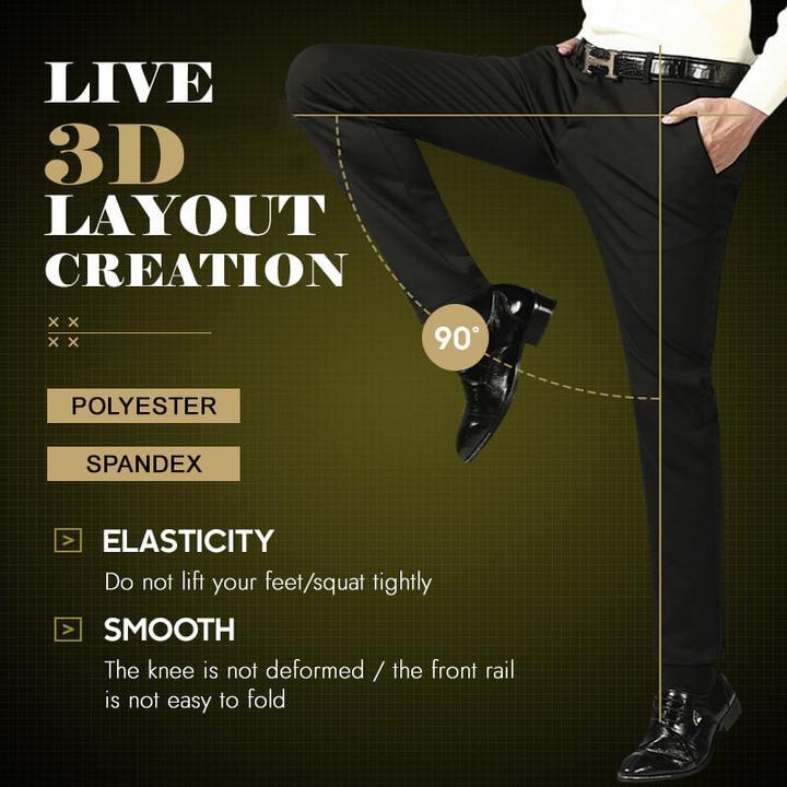 👖🔥 Zeitlich begrenzt: Klassische Herrenhose mit Premium-Elastizität – bequem, langlebig & nachhaltig 👌💚 Perfekt für Arbeit & Freizeit