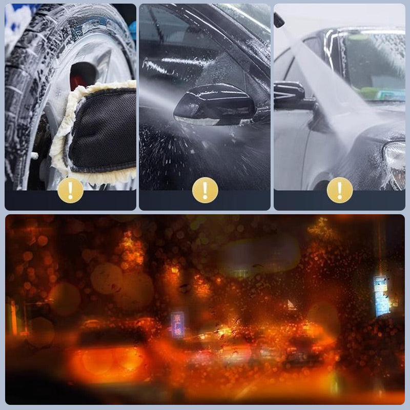 ✨ Reiniger zur Entfernung von Ölfilmflecken auf Autoglas