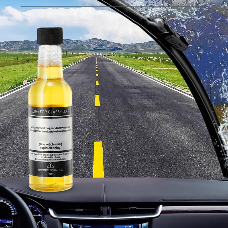 ✨ Reiniger zur Entfernung von Ölfilmflecken auf Autoglas