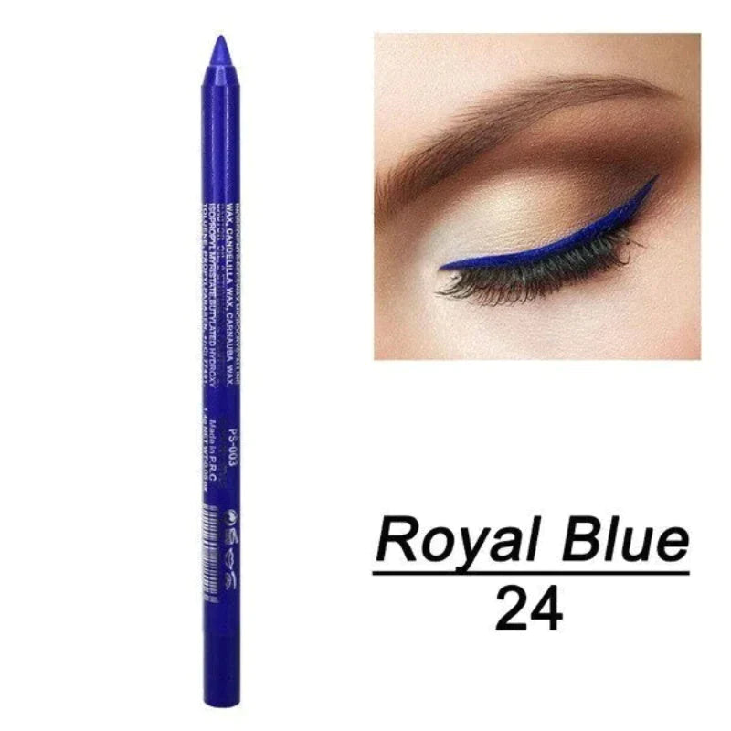 💄 🎨 14er-Set Wasserfeste Farbige Gel-Liner – Metallic & Glänzendes Finish, Verwischfest & Perfekt Für Kreative Looks ✨