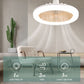 💡🔥 50% RABATT! LED-Deckenventilator mit Fernbedienung – 3 Geschwindigkeiten, leiser DC-Motor & dimmbares Licht – Perfekt für Schlaf- & Wohnzimmer ✨