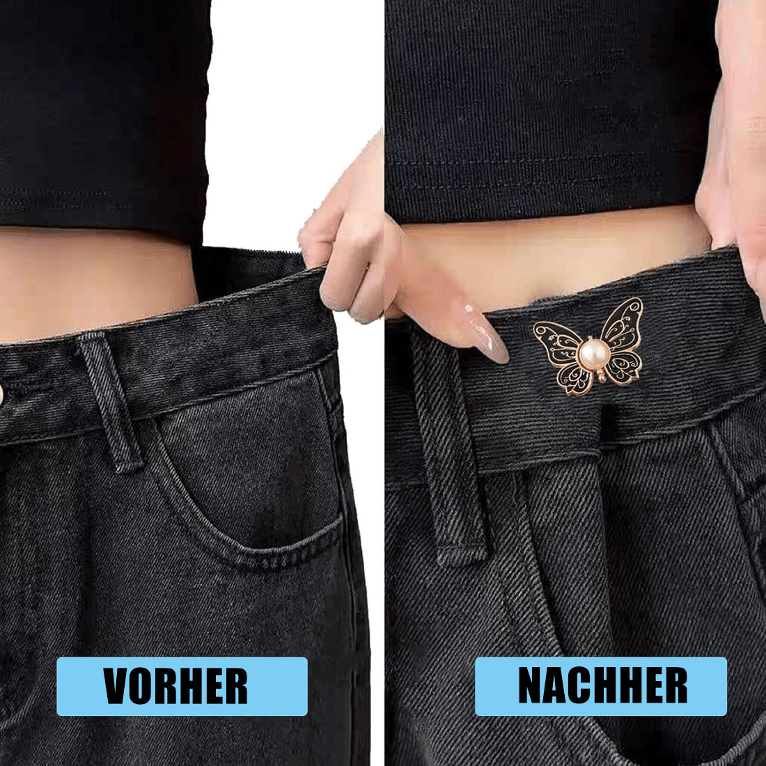 🎁Sonderpreis der Woche 9,99 €🦋Abnehmbarer Schmetterlingsclip (4er-Set)