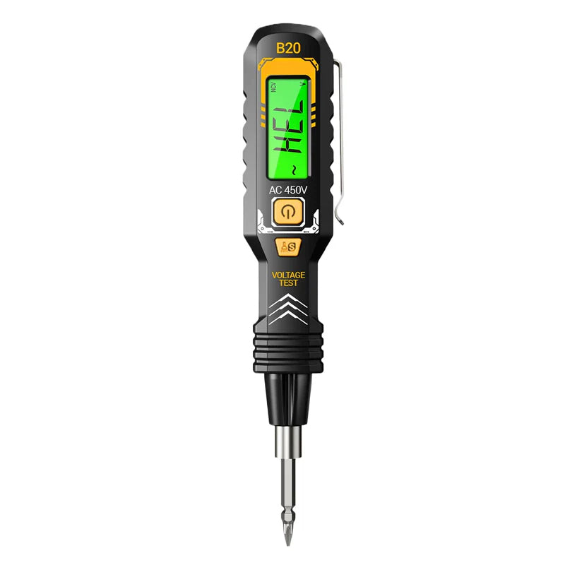 ⚡ 50% RABATT! 🔍 Berührungsloser Spannungsprüfer – AC 12-1000V, LCD-Anzeige mit Beleuchtung & Akustische/Visuelle Warnung 🛡️