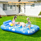 🏊 50% RABATT! 🥳 Aufblasbare Bräu-Liege – Automatische Sprühkühlung & abnehmbares Kissen – Getränkehalter & Sicherheitsgriffe – perfekt für Garten, Pool oder Strand – ideal für zwei Erwachsene 💦