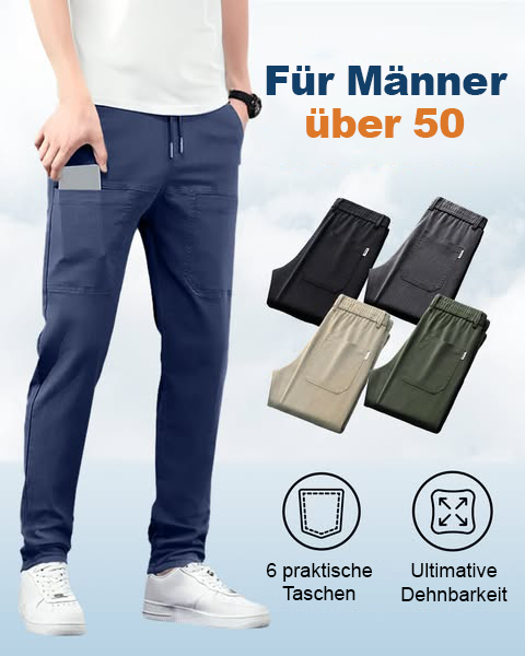 🩳 60% RABATT! 🏆 MultiPants Hochelastische Cargohose – Viele Taschen, Strapazierfähig & Für Aktiven Alltag 🏃‍♂️