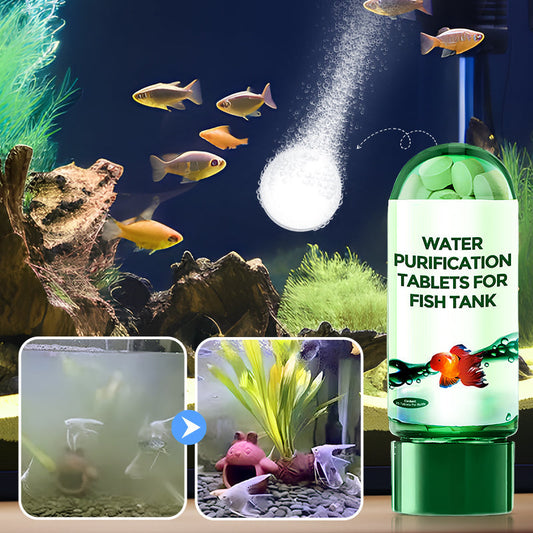 ✨️LAST DAY SALE 49% RABATT✨️Powerful aquarium water purification tablets🌿