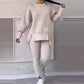 ✨ 60% RABATT! 🧘‍♀️ Lässiges Sweatshirt-Leggings-Set – Ultraweiches Jersey, Moderne Passform & Perfekt für Alltag, Sport oder Entspannung 🏃‍♀️📦