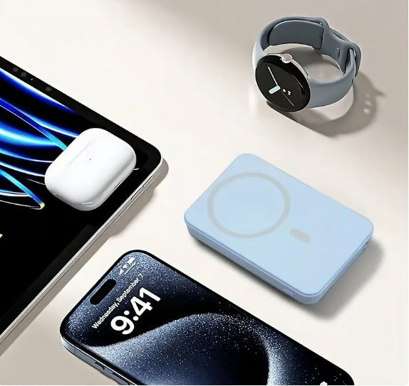 🔥Hot Sale 50% Rabatt🔥15W Schnellladung Portabler Drahtloser Magnetisches Powerbank