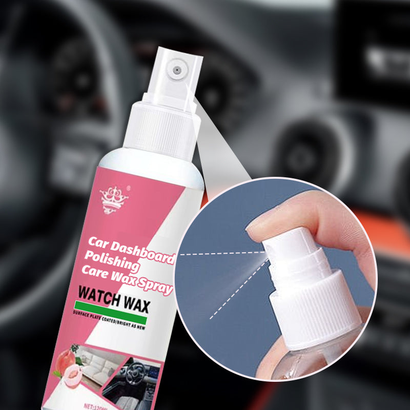 🎁Auto Armaturenbrett Polieren Pflege Wachs Spray