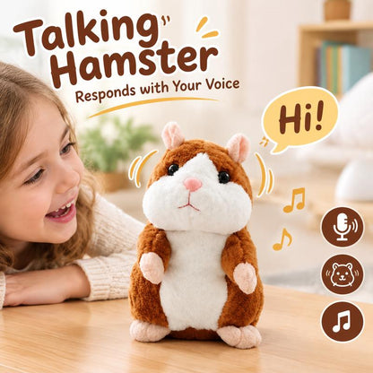 🔥50 % Rabatt🔥Sprechender Hamster als Plüschtier – wiederholt alles, was man sagt, schüttelt automatisch den Kopf, urkomischer Spaß für Kinder und Erwachsene