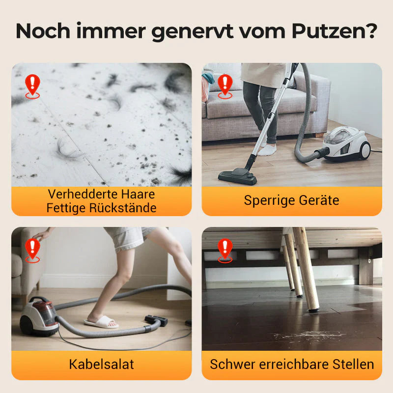 ⏳Begrenzte Zeit 60% Rabatt🔥Kabelloser, freistehender, wiederaufladbarer Handstaubsauger
