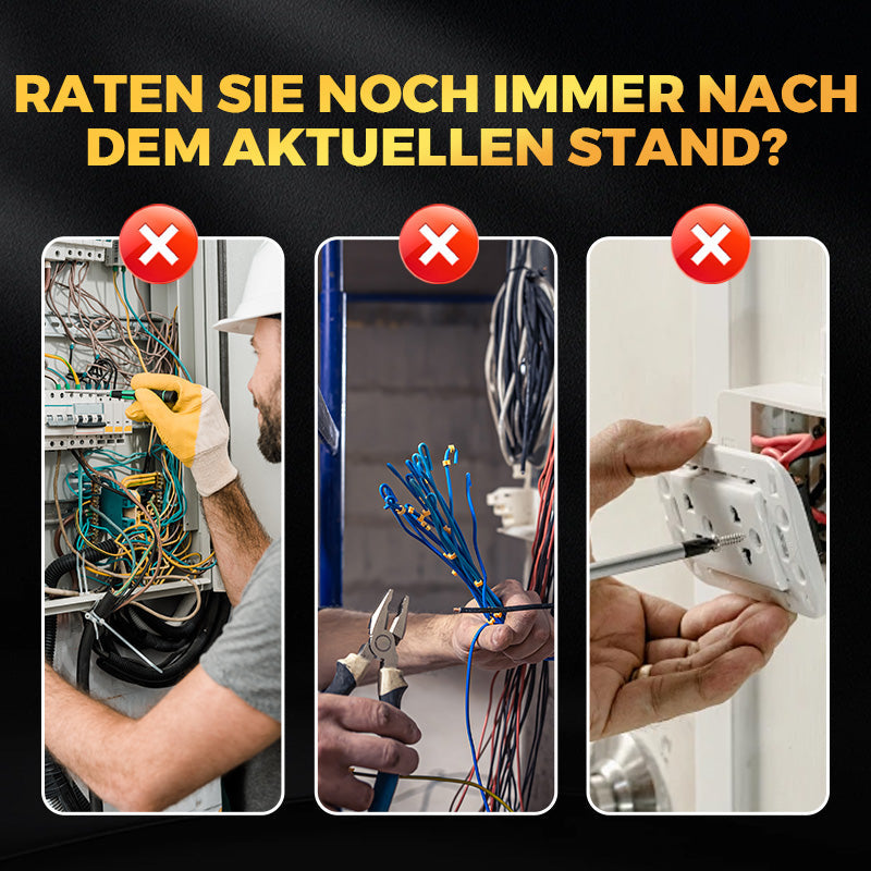 ⚡ 50% RABATT! 🔍 Berührungsloser Spannungsprüfer – AC 12-1000V, LCD-Anzeige mit Beleuchtung & Akustische/Visuelle Warnung 🛡️