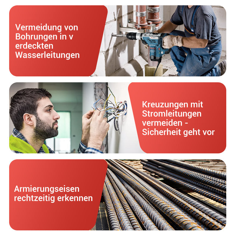 🔍 50% RABATT! ⚡ Multifunktionaler Handheld Metall- & Wanddetektor – Findet Leitungen, Rohre & Kabel, Einfach Ablesbares LCD 🔧