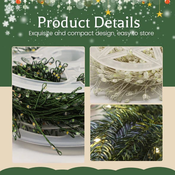 🎄Wasserdichte Blinklichter mit Fernbedienung⭐