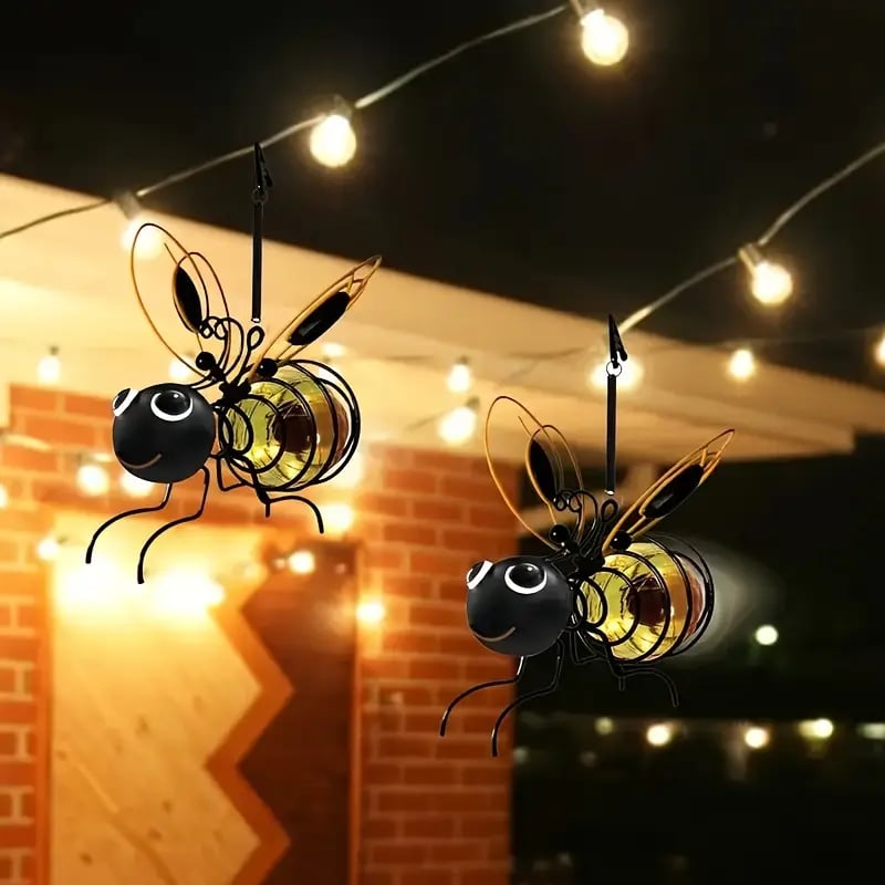 🐝Solar-Bienenlampe zum Aufhängen im Freien – das perfekte Geschenk für pflanzenbegeisterte Mütter oder einfach jeden, der ein Lächeln auf den Lippen zaubert❤️