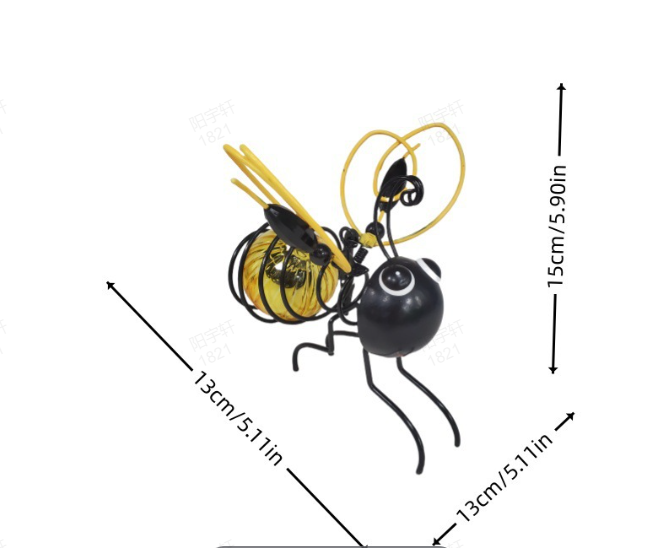 🐝Solar-Bienenlampe zum Aufhängen im Freien – das perfekte Geschenk für pflanzenbegeisterte Mütter oder einfach jeden, der ein Lächeln auf den Lippen zaubert❤️