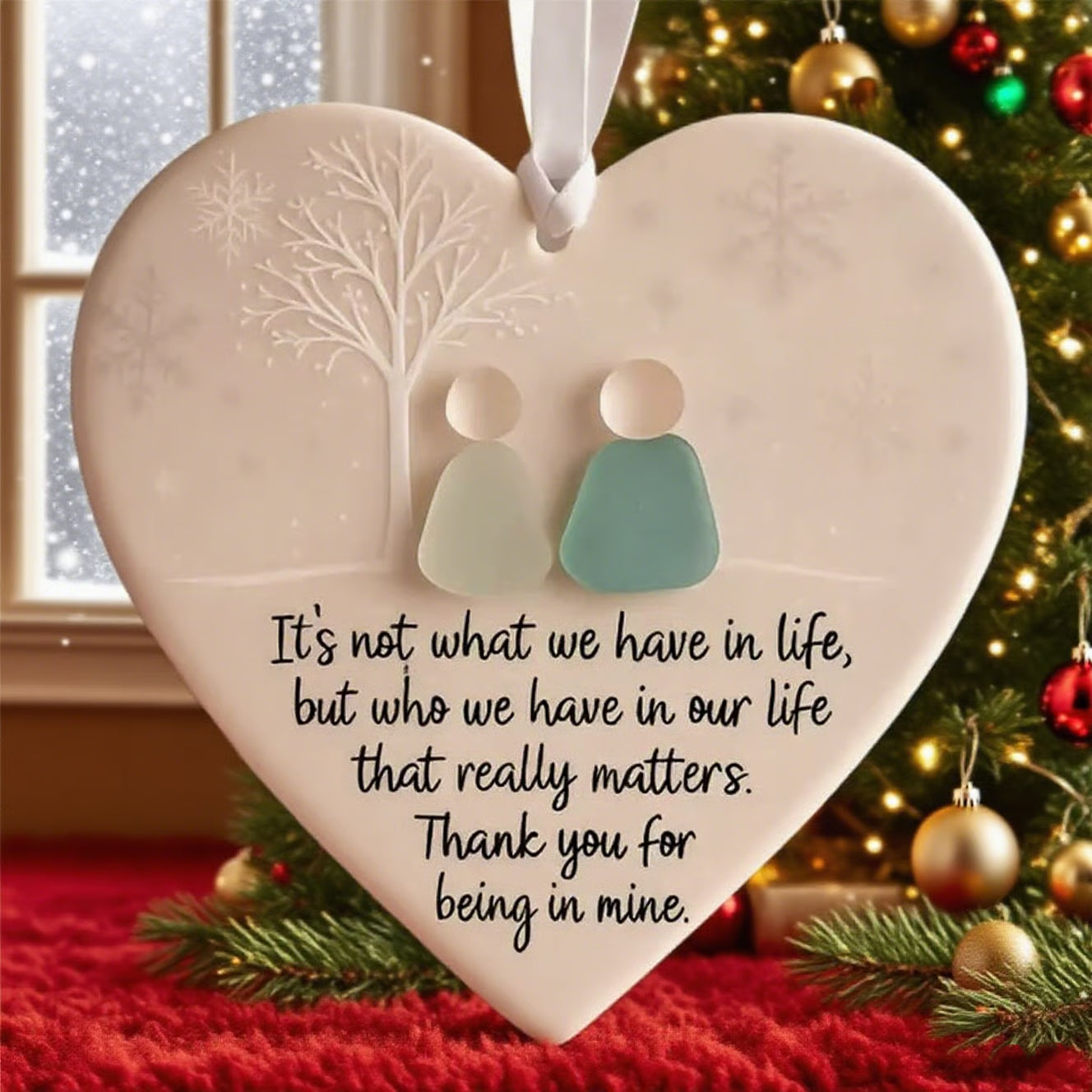 🎁💝 Herzförmige Freundschaftsdekoration – Von der Natur geformt & handgefertigt