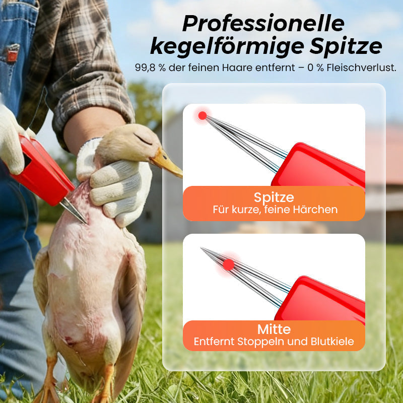 🦆50% RABATT! ⚡ Elektrische Geflügelrupfmaschine – Schnelles & Einfaches Rupfen, Spart Zeit & Mühe 🐓