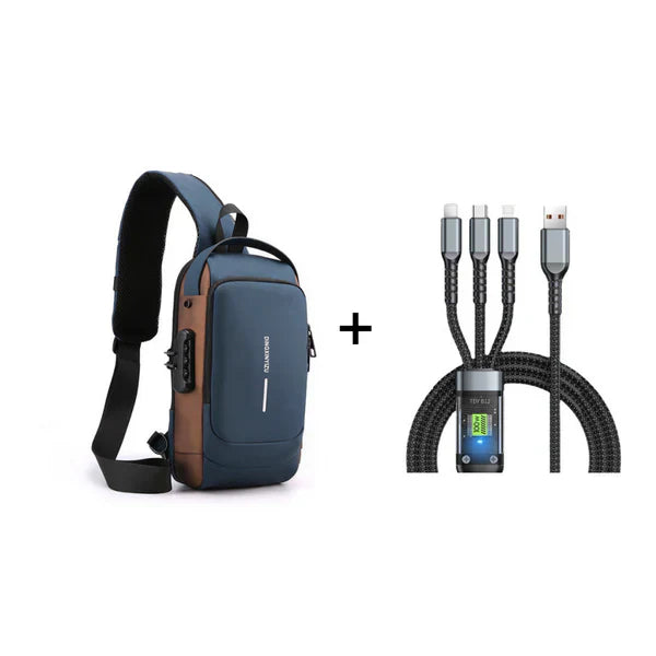 🔥 Sporttragetasche mit USB-Ladefunktion – Diebstahlsicher, praktisch & leicht – Perfekt für Reisen, Pendeln & Outdoor-Aktivitäten ⚡