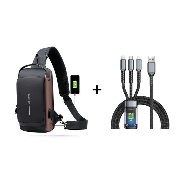 🔥 Sporttragetasche mit USB-Ladefunktion – Diebstahlsicher, praktisch & leicht – Perfekt für Reisen, Pendeln & Outdoor-Aktivitäten ⚡